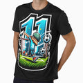 11 Year Old Young Football Birthday T-Shirt - Trendy Graphic for Adults - T-Shirt, Sweatshirt, Hoodie