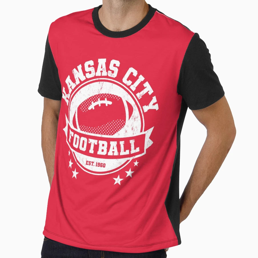 Kansas City Football Team New T-Shirt - Casual Everyday Wear Men Women - T-Shirt, Sweatshirt, Hoodie
