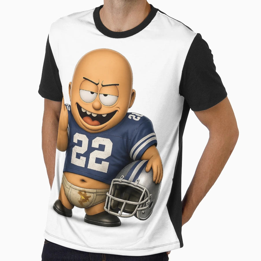 Funny American Football Player T-Shirt - Aesthetic Graphic for Adults - T-Shirt, Sweatshirt, Hoodie
