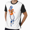 American Football Player Vector T-Shirt - Unique Graphic Unisex - T-Shirt, Sweatshirt, Hoodie