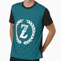 Dark Teal Monogram Letter Z T-Shirt - Streetwear Style Men Women - T-Shirt, Sweatshirt, Hoodie