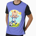 Number 1 Soccer Little Football T-Shirt - Custom Art Print for Adults - T-Shirt, Sweatshirt, Hoodie