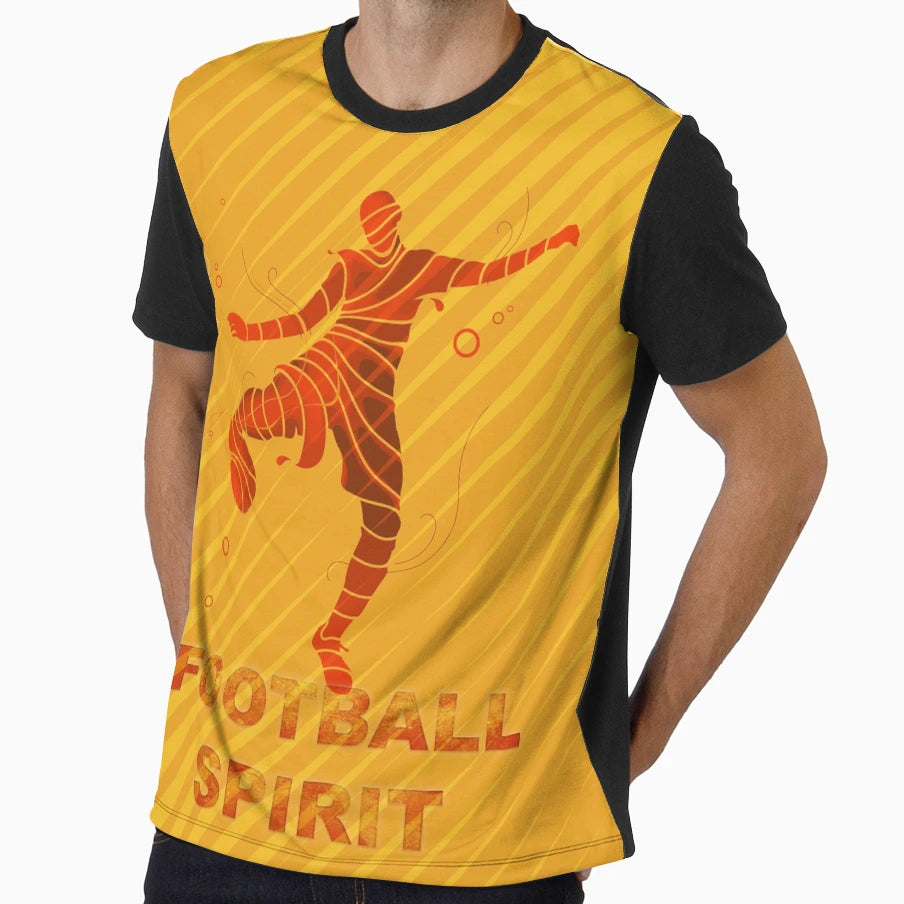 Football Spirit T-Shirt - Aesthetic Graphic Men Women - T-Shirt, Sweatshirt, Hoodie
