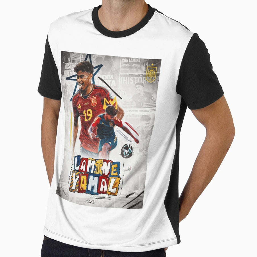 Lamine Yamal T-Shirt - Minimalist Print for Adults - T-Shirt, Sweatshirt, Hoodie