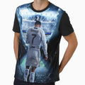 Cristiano Ronaldo Cr7 Football Art T-Shirt - Novelty Apparel Unisex - T-Shirt, Sweatshirt, Hoodie