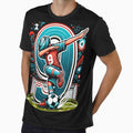 9 Year Old Young Football Birthday T-Shirt - Custom Art Print Unisex - T-Shirt, Sweatshirt, Hoodie