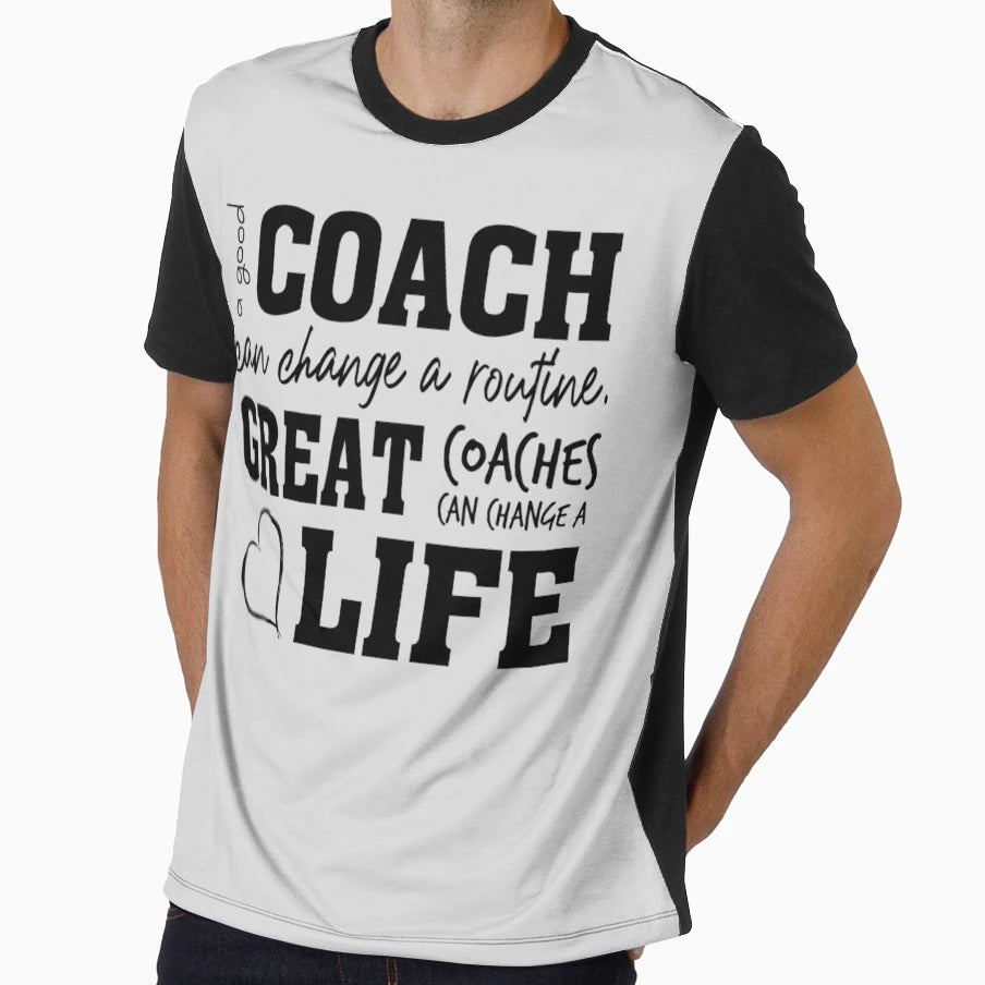 Coach Quotes T-Shirt - Custom Art Print for Adults - T-Shirt, Sweatshirt, Hoodie