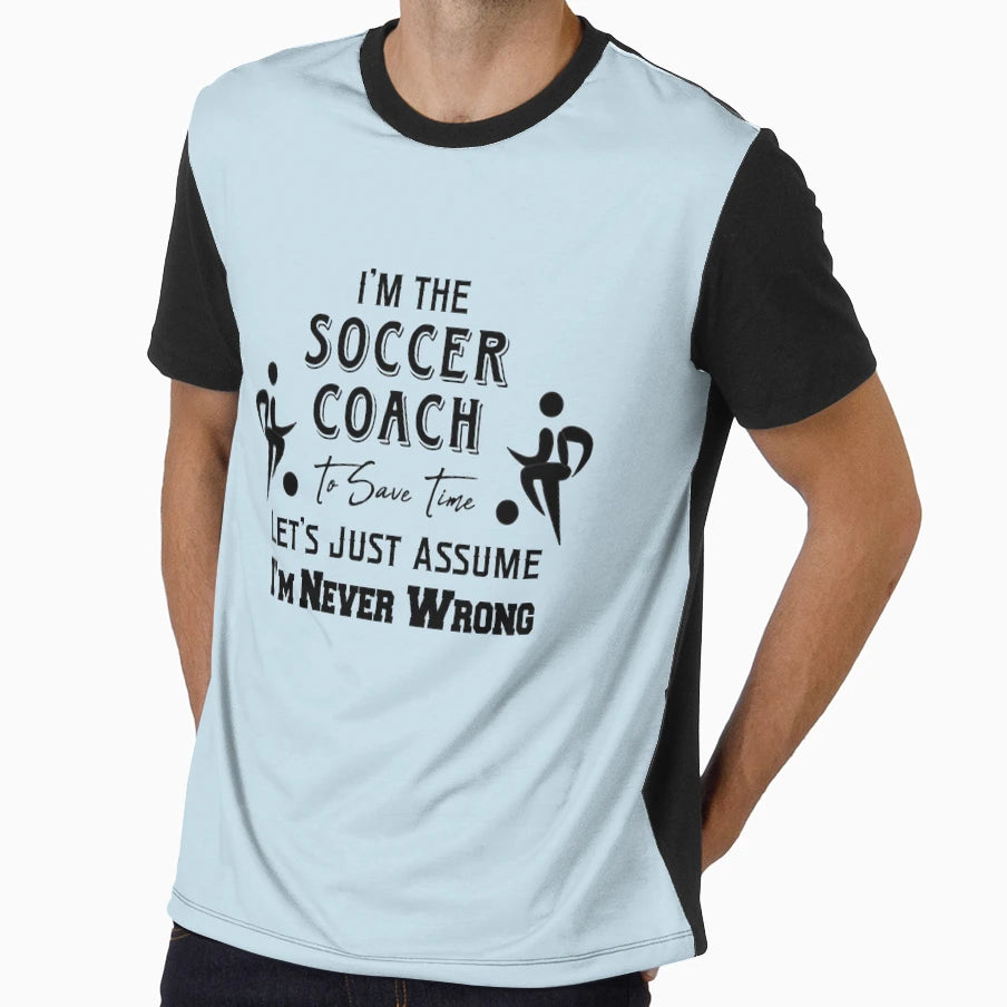 Soccer Coach Gift T-Shirt - Minimalist Print Unisex - T-Shirt, Sweatshirt, Hoodie