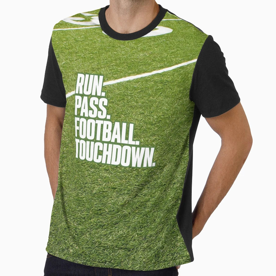 Thrill Football Lasting Passion Throughout T-Shirt - Trendy Graphic Unisex - T-Shirt, Sweatshirt, Hoodie