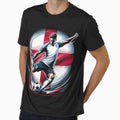 Dynamic England Soccer Star Action Vector T-Shirt - Unique Graphic Unisex - T-Shirt, Sweatshirt, Hoodie