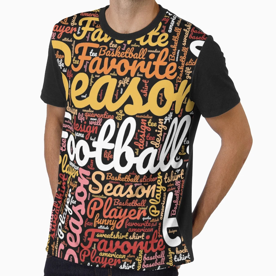 Football Is My Favorite Season T-Shirt - Trendy Graphic Unisex - T-Shirt, Sweatshirt, Hoodie