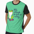 "You Are Enough As Today" Tree Frog by thelatestkate - Adult & Kids T-Shirts, Sweatshirts & Hoodies apparel design preview 1