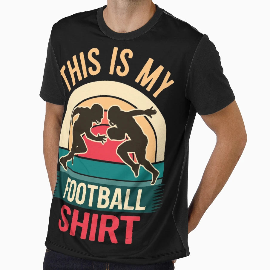 This Is My Football Funny T-Shirt - Casual Everyday Wear for Adults - T-Shirt, Sweatshirt, Hoodie