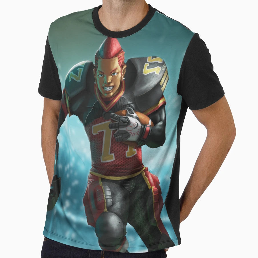 Ace Running Back T-Shirt - Fun Novelty Design for Adults - T-Shirt, Sweatshirt, Hoodie