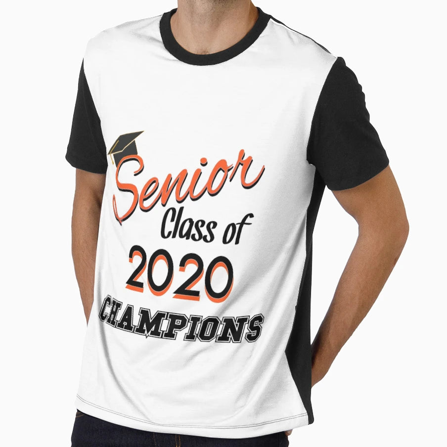 Senior Class 2020 Quarantine T-Shirt - Novelty Apparel Unisex - T-Shirt, Sweatshirt, Hoodie
