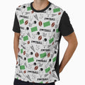 Football Fun Pale Gray T-Shirt - Casual Everyday Wear for Adults - T-Shirt, Sweatshirt, Hoodie