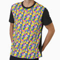 Football Soccer Vivid Bright Colors T-Shirt - Unique Graphic for Adults - T-Shirt, Sweatshirt, Hoodie