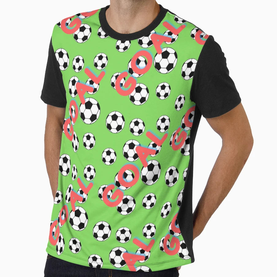 Football Goal T-Shirt - Unique Graphic Unisex - T-Shirt, Sweatshirt, Hoodie