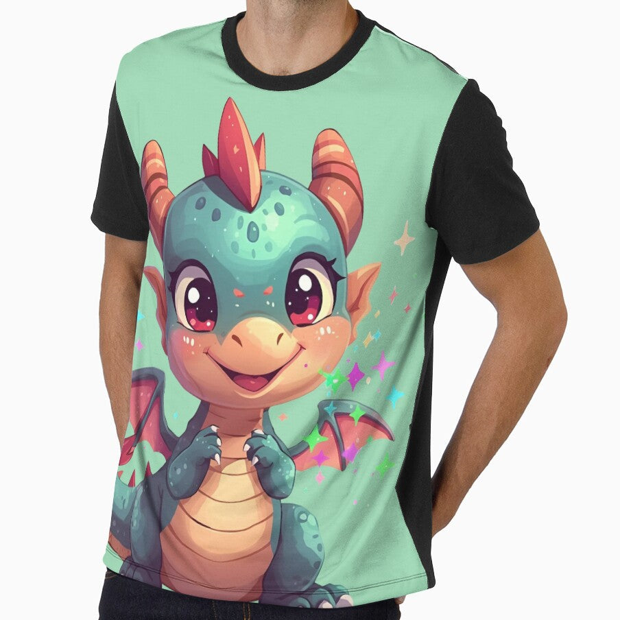 Little baby dragon from the fairytale forest by - Adult & Kids T-Shirts, Sweatshirts & Hoodies apparel design preview 1
