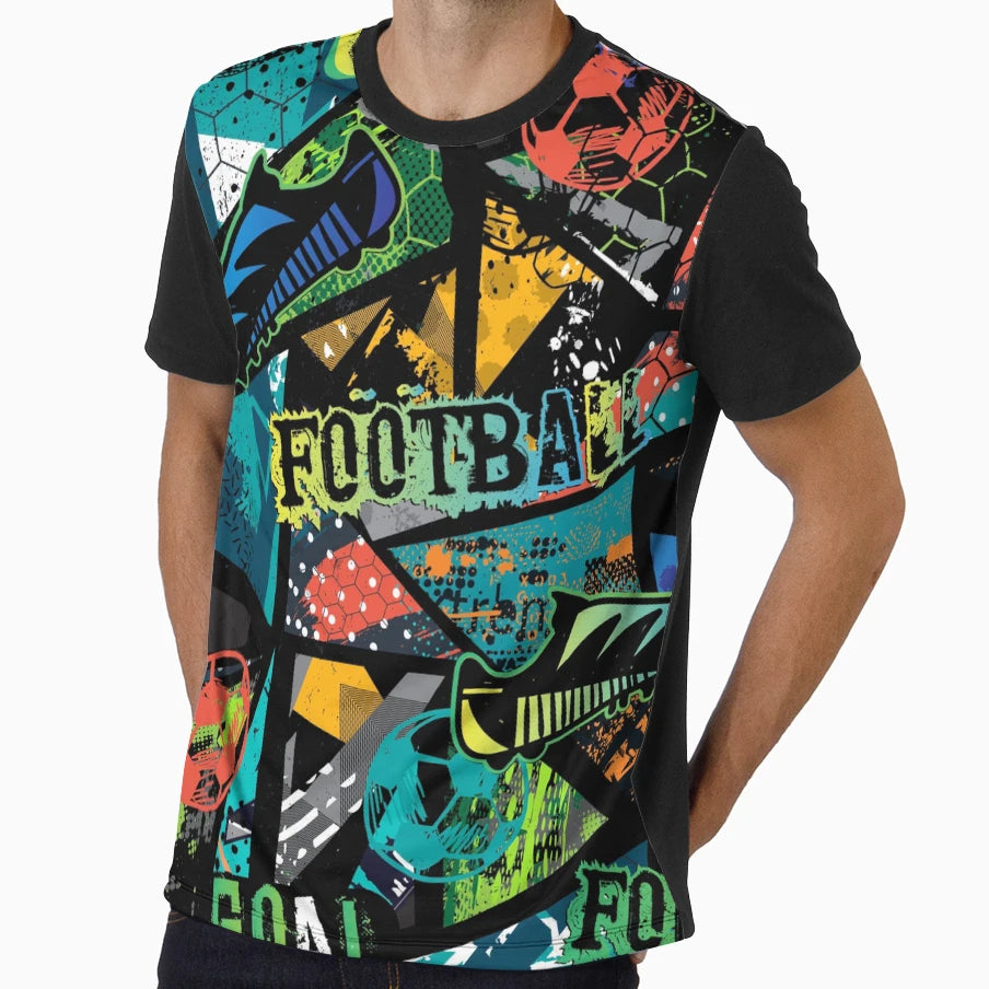 Football T-Shirt - Custom Art Print Unisex - T-Shirt, Sweatshirt, Hoodie