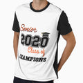Senior Class 2020 Quarantine T-Shirt - Minimalist Print Unisex - T-Shirt, Sweatshirt, Hoodie