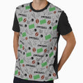 Football Fun Light Gray T-Shirt - Graphic Print Unisex - T-Shirt, Sweatshirt, Hoodie