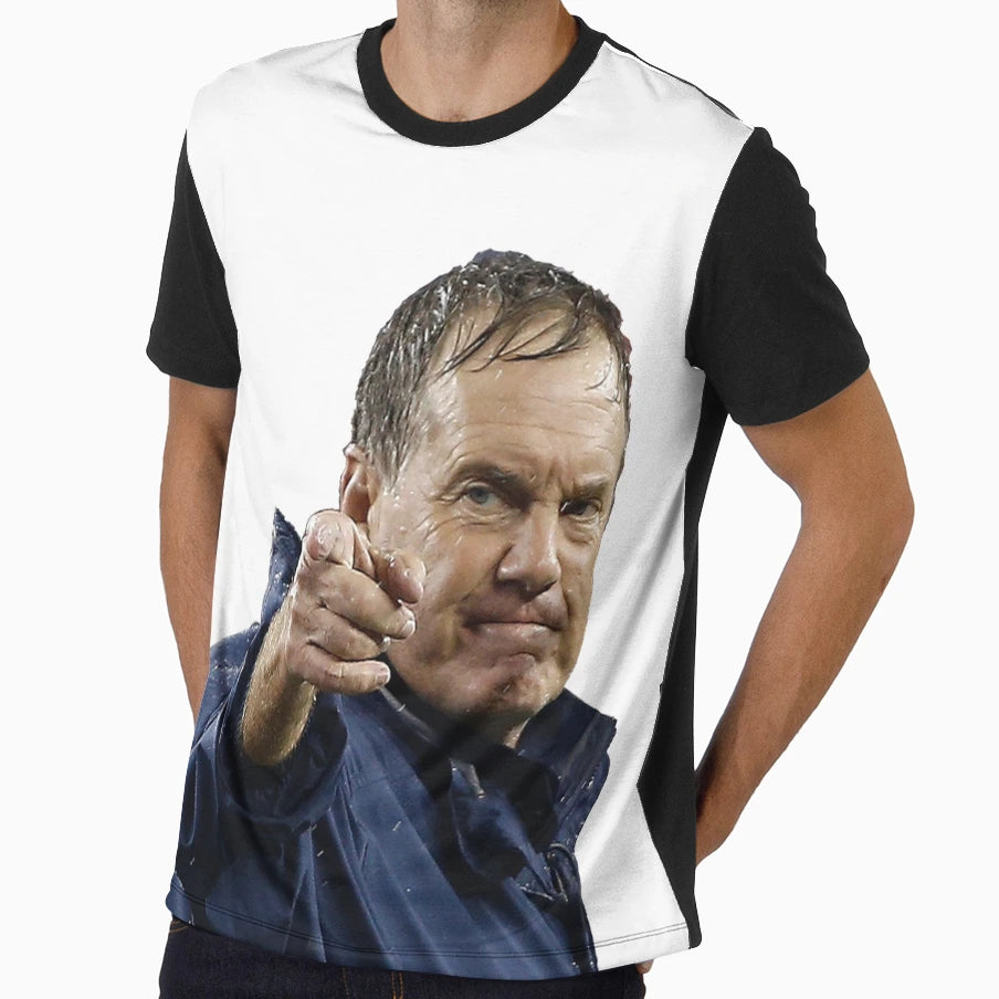 Bill Belichick T-Shirt - Graphic Print for Adults - T-Shirt, Sweatshirt, Hoodie