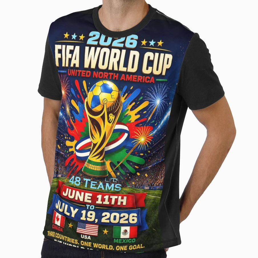 Fifa 2026 World Cup 48 Natiions One T-Shirt - Graphic Print Men Women - T-Shirt, Sweatshirt, Hoodie