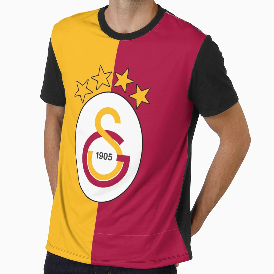 Galatasaray Badge T-Shirt - Aesthetic Graphic Men Women - T-Shirt, Sweatshirt, Hoodie