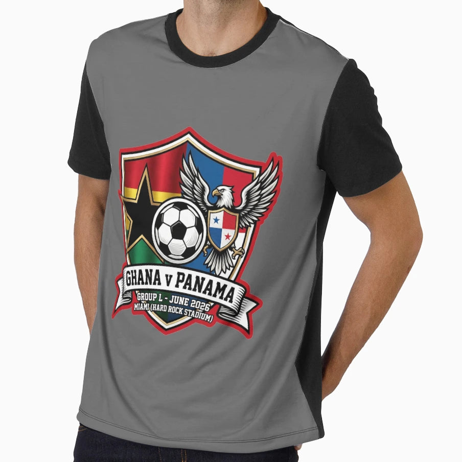 Ghana Vs Panama Soccer Match 2026 T-Shirt - Casual Everyday Wear Unisex - T-Shirt, Sweatshirt, Hoodie
