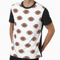 Football Pattern T-Shirt - Unique Graphic Unisex - T-Shirt, Sweatshirt, Hoodie