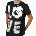 Love Football T-Shirt - Trendy Graphic Unisex - T-Shirt, Sweatshirt, Hoodie