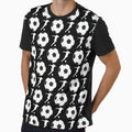 Football Sports White T-Shirt - Minimalist Print for Adults - T-Shirt, Sweatshirt, Hoodie
