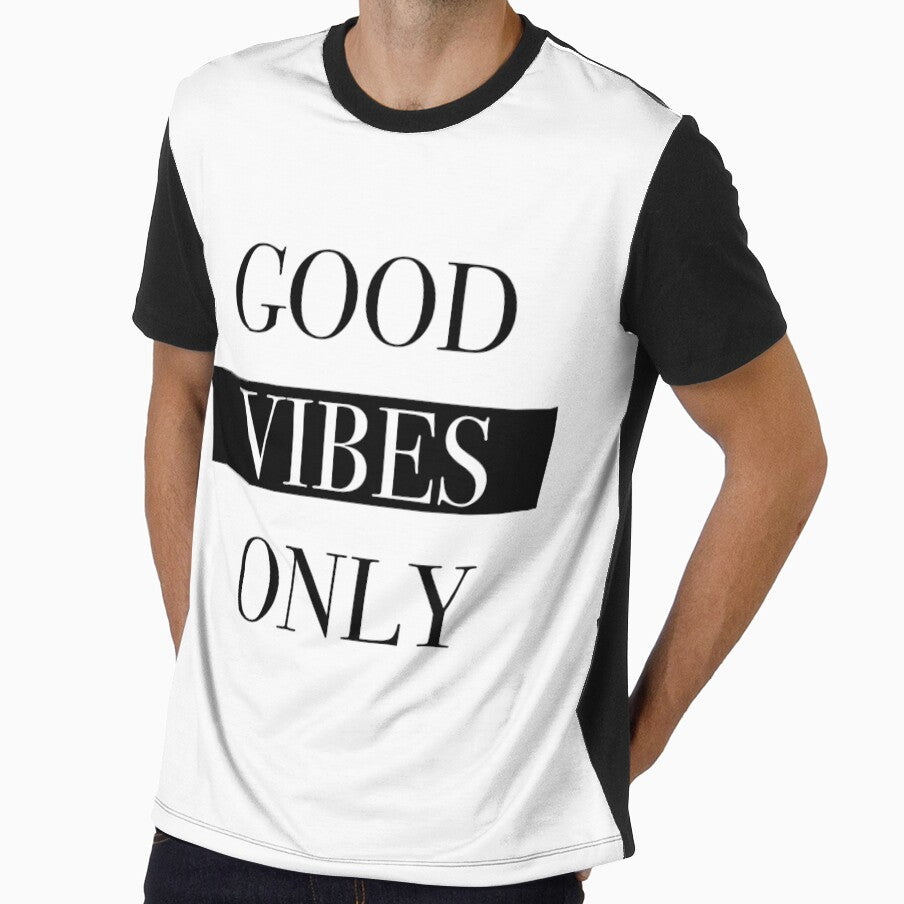 Good Vibes Only by deificusArt - Adult & Kids T-Shirts, Sweatshirts & Hoodies apparel design preview 1