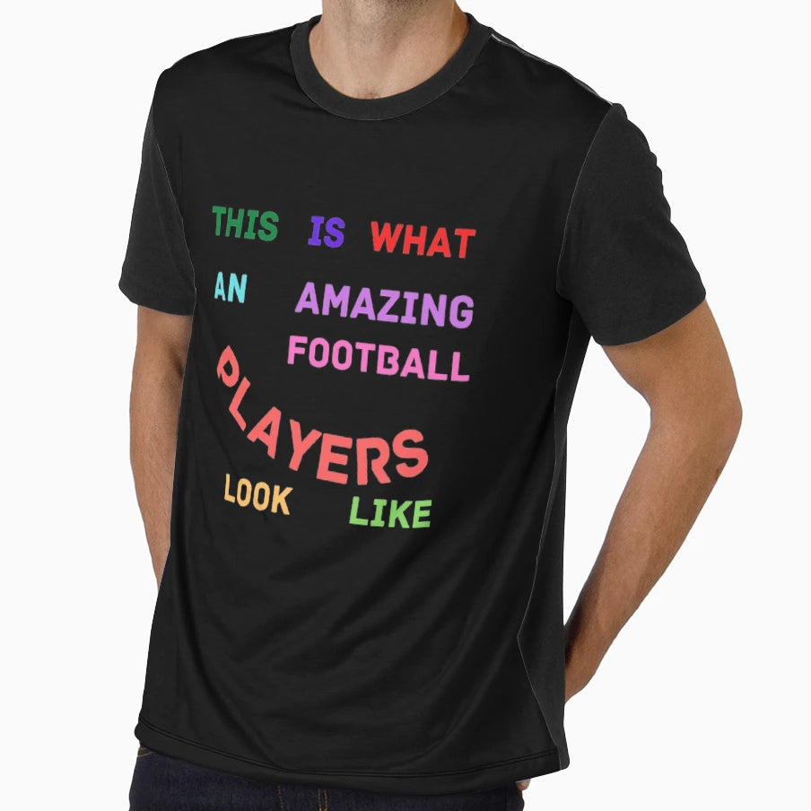 This Is What Amazing Football Players T-Shirt - Minimalist Print Men Women - T-Shirt, Sweatshirt, Hoodie