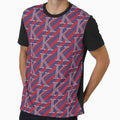 Letter K Americana Old Glory Red T-Shirt - Fun Novelty Design Men Women - T-Shirt, Sweatshirt, Hoodie