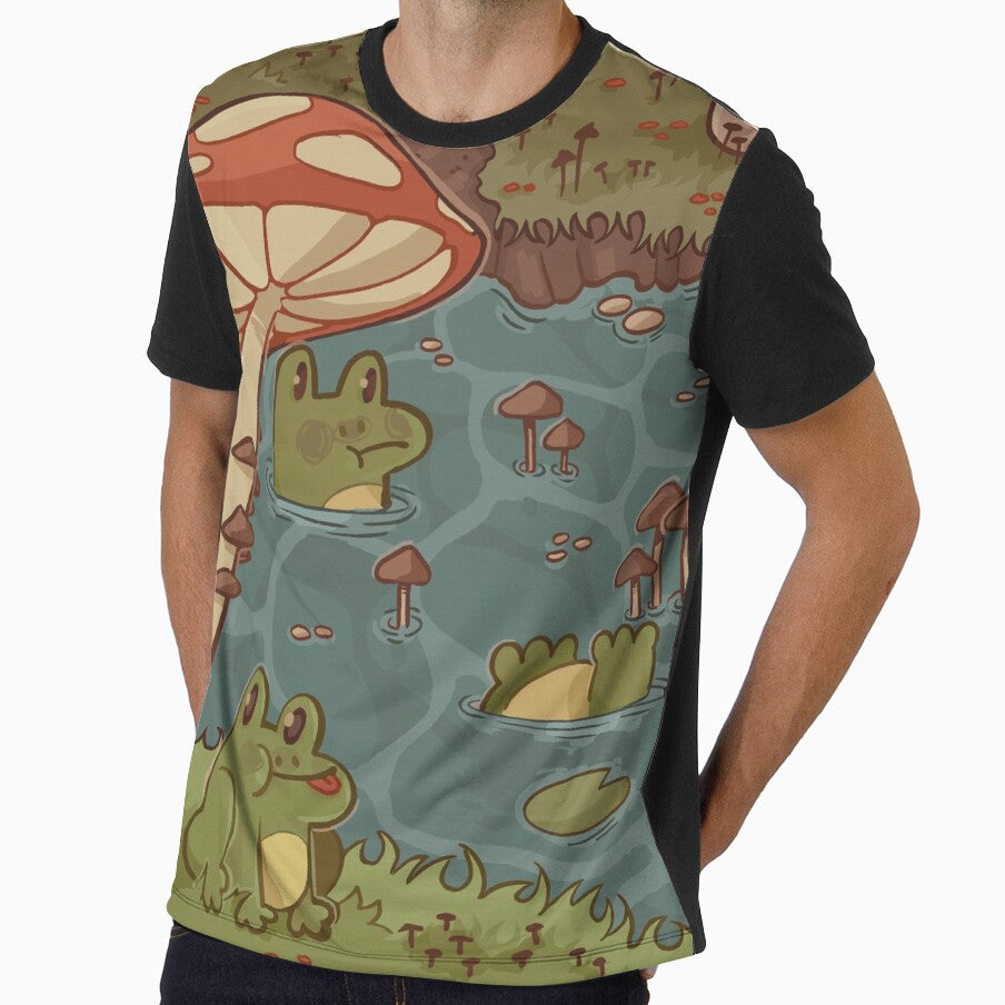 A Day In Frog Swamp by Leaf-Whimzy - Adult & Kids T-Shirts, Sweatshirts & Hoodies apparel design preview 1