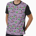 Football Fun Purple T-Shirt - Minimalist Print Men Women - T-Shirt, Sweatshirt, Hoodie
