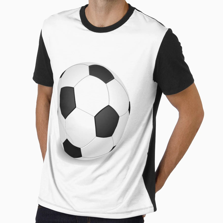 Soccer Ball T-Shirt - Custom Art Print for Adults - T-Shirt, Sweatshirt, Hoodie