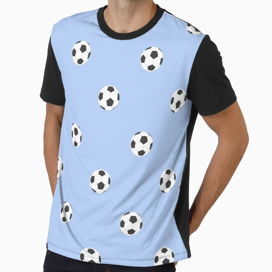 Soccer Balls T-Shirt - Trendy Graphic Men Women - T-Shirt, Sweatshirt, Hoodie