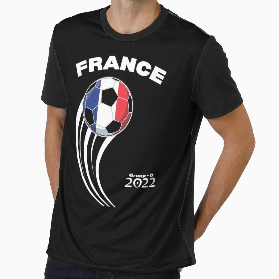 World Cup 2022 Team France T-Shirt - Streetwear Style for Adults - T-Shirt, Sweatshirt, Hoodie