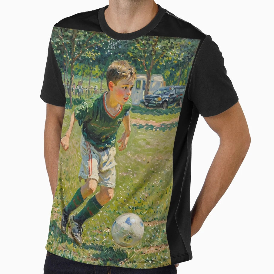 Playing Soccer T-Shirt - Fun Novelty Design Unisex - T-Shirt, Sweatshirt, Hoodie