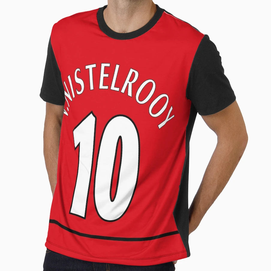 Ruud Van Nistelrooy Manchester United 03 T-Shirt - Graphic Print Unisex - T-Shirt, Sweatshirt, Hoodie