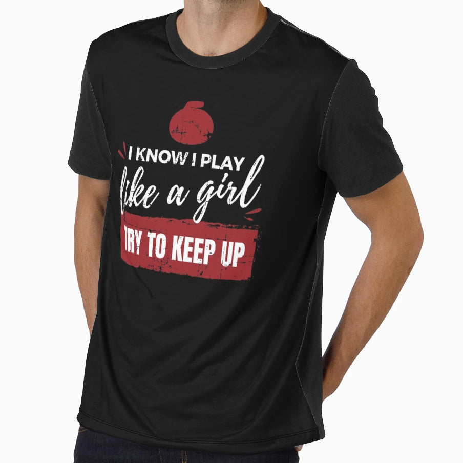 Curling Ice Curling Winter Sports T-Shirt - Streetwear Style Men Women - T-Shirt, Sweatshirt, Hoodie