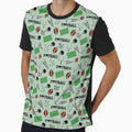 Football Fun Sage Green T-Shirt - Custom Art Print for Adults - T-Shirt, Sweatshirt, Hoodie