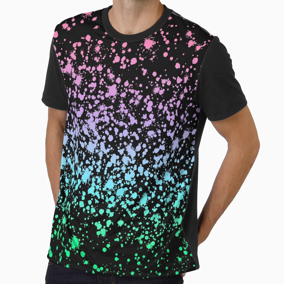 Splatter Pastel T-Shirt - Streetwear Style for Adults - T-Shirt, Sweatshirt, Hoodie