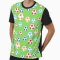 Colour Football Balls T-Shirt - Minimalist Print Unisex - T-Shirt, Sweatshirt, Hoodie