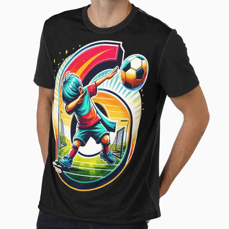 6 Year Old Soccer Birthday T-Shirt - Trendy Graphic Men Women - T-Shirt, Sweatshirt, Hoodie