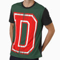 Big Red Letter D T-Shirt - Minimalist Print Unisex - T-Shirt, Sweatshirt, Hoodie