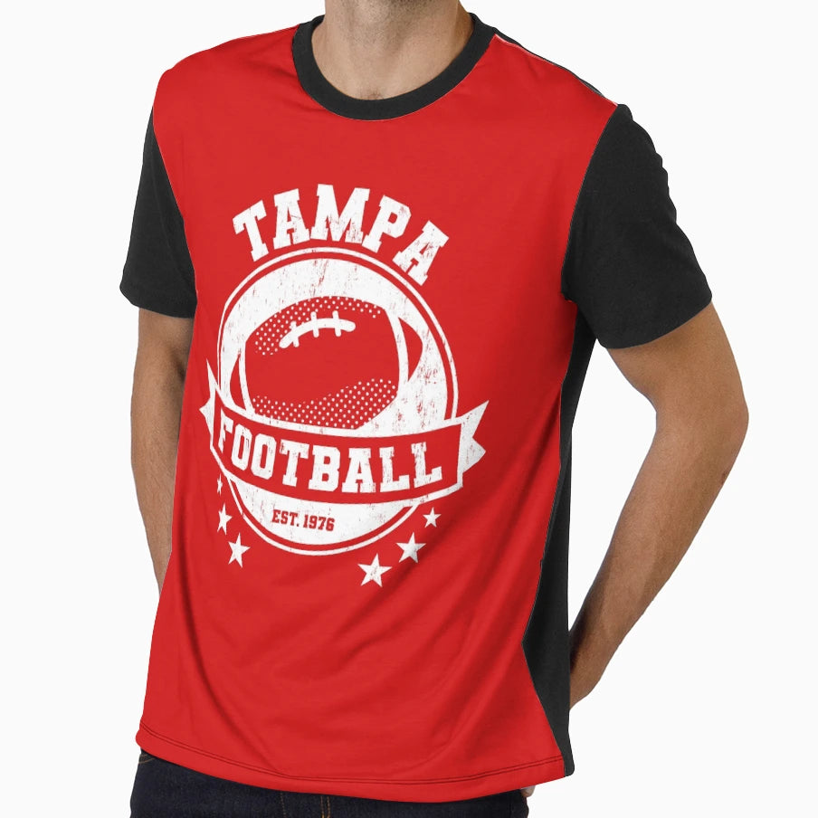 Tampa Football Team League Sports T-Shirt - Streetwear Style Men Women - T-Shirt, Sweatshirt, Hoodie
